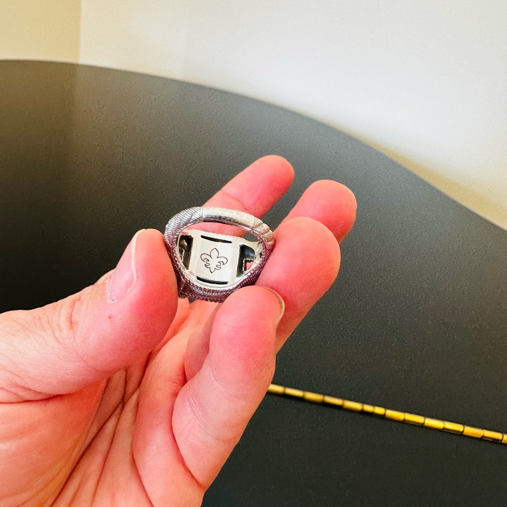 Judith Ripka Luxury Vintage Retro Designer Couture Runway RARE Authentic Ring - Picture 9 of 17